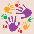 Best Care 4 Kidz colorful handprint emblem